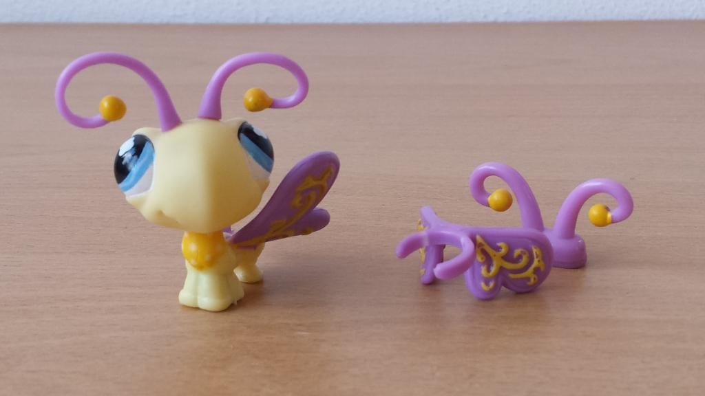 Littlest Pet Shop #621 : Butterfly / Vlinder - 2008, Gebruikt, Ophalen of Verzenden, Hasbro, Nvt
