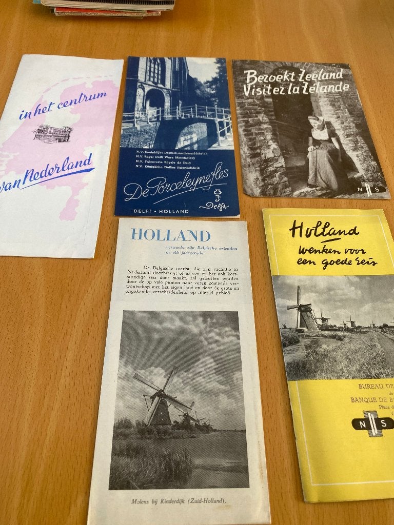 Vintage Holland Toeristische Folders - Jaren '50/'60, Boeken, Gelezen, Folder, Diverse, Ophalen of Verzenden