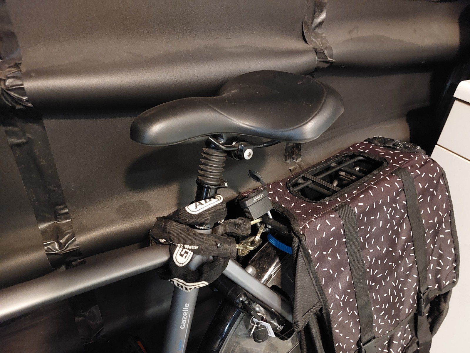 Gazelle fiets - Slechts 303 km gereden!kleur grijs 190 cm la, Ophalen of Verzenden