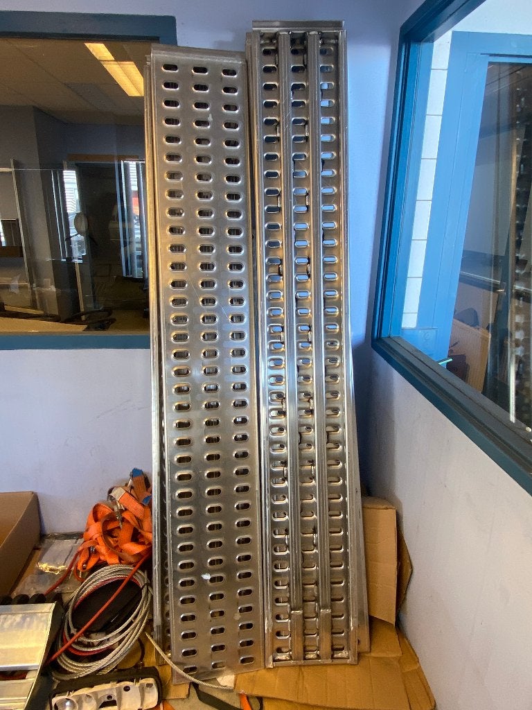 Oprijwagen oprijplaten, compleet aluminium 2500kg, Oprijbak, Ophalen, Nieuw