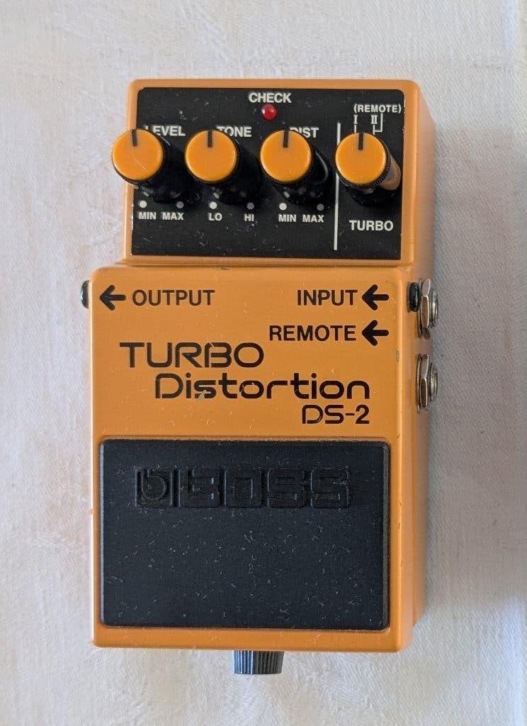 Boss Turbo distortion DS-2, Ophalen of Verzenden, Gebruikt, Distortion, Overdrive of Fuzz