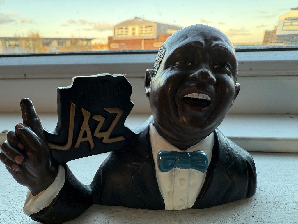 Vintage Jazz Beeldjes - Set Muzikanten, Ophalen of Verzenden, Zo goed als nieuw, Mens