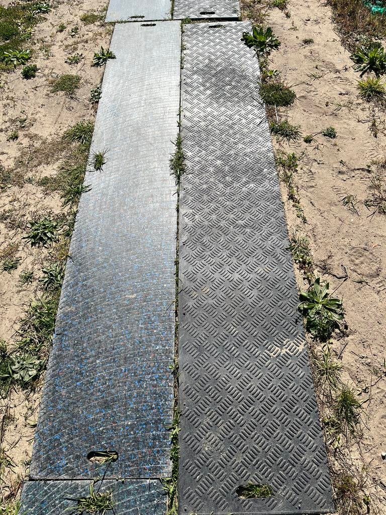 Rijplaten 300x50, Doe-het-zelf en Verbouw, Platen en Panelen, Ophalen, Gebruikt, Overige materialen, Minder dan 20 mm