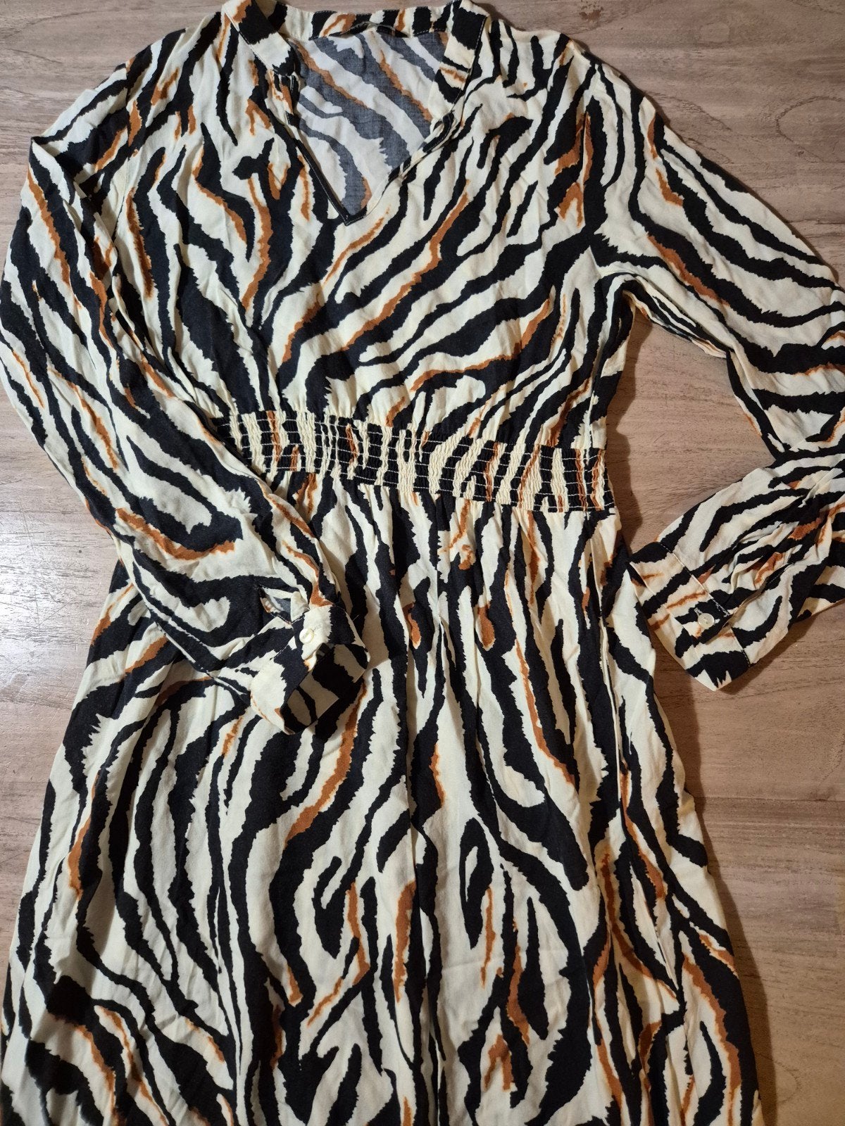 ONLY Zebra Print Maxi Jurk Maat 36 (S), Meerkleurig, Ophalen of Verzenden, Maat 36 (S), Onder de knie