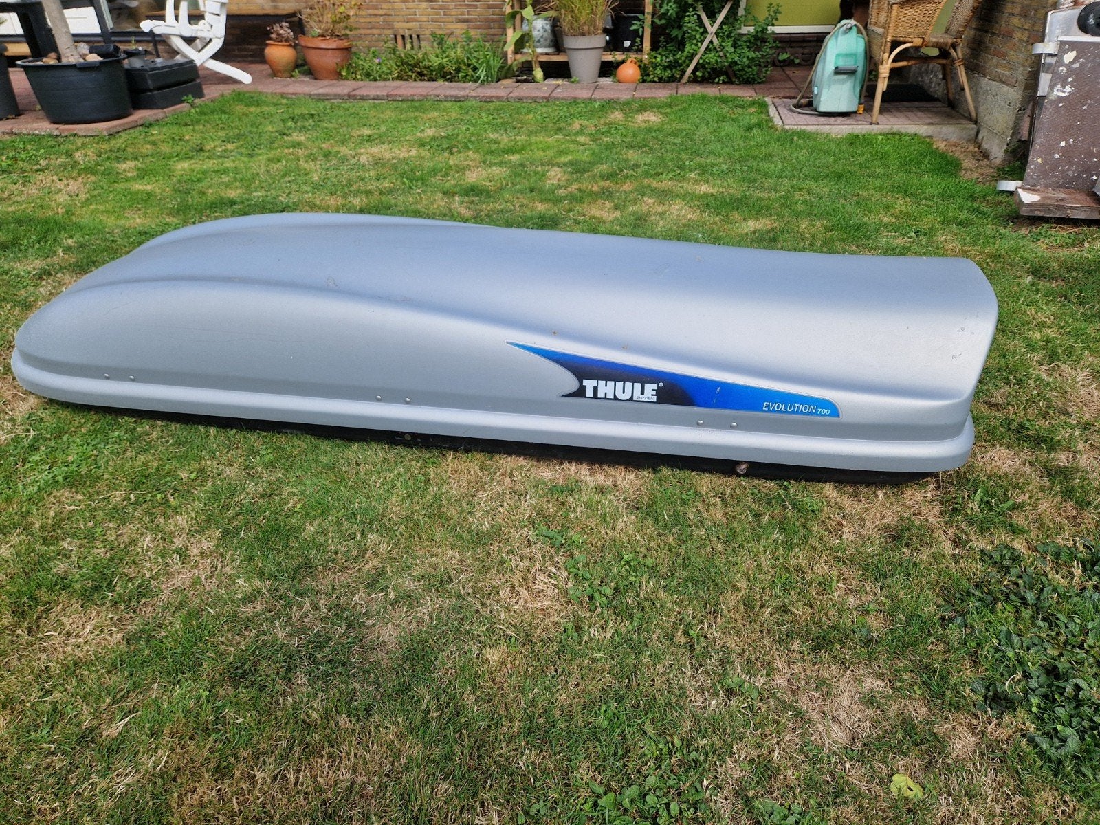 dakkoffer thule evolution 700, Ophalen, Gebruikt