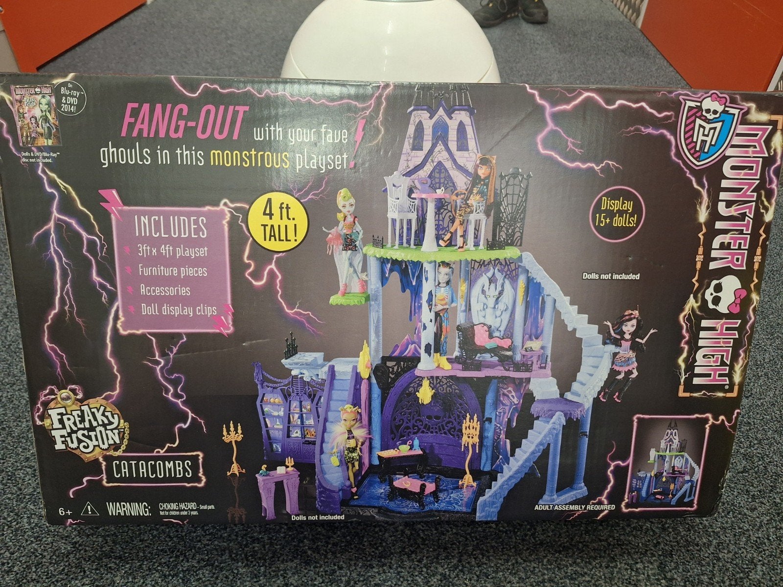 Monster High Freaky Fusion Catacombs Speelset - 120cm, Ophalen, Nieuw, Poppenhuis