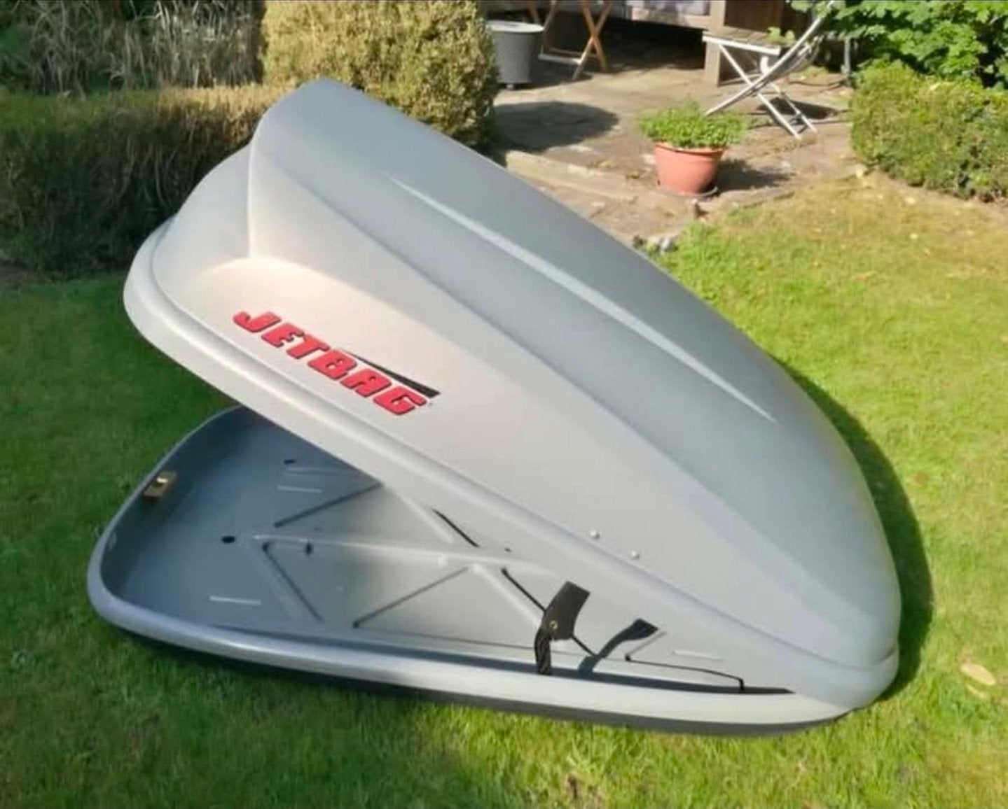 Thule Jetbag Liberty 100 dakkoffer - Zeer nette staat!, Auto diversen, Dakkoffers, Ophalen, Gebruikt