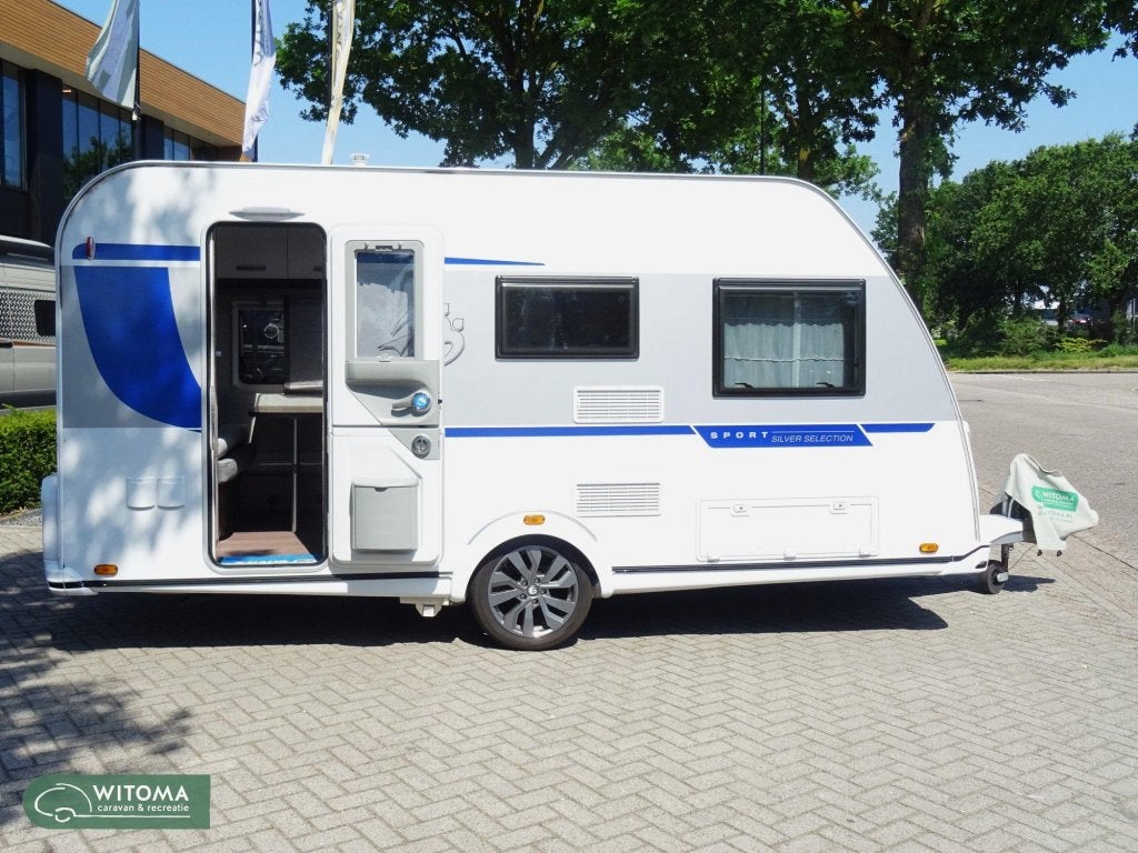 Knaus Sport Silver Selection 420 QD Inclusief mover, Caravans en Kamperen, Caravans, Bedrijf, Treinzit, Tot en met 3, Knaus
