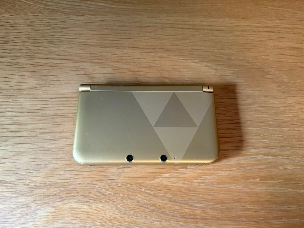 3DS XL - Zelda editie, Spelcomputers en Games, Ophalen of Verzenden, Zo goed als nieuw, Overige kleuren, 3DS