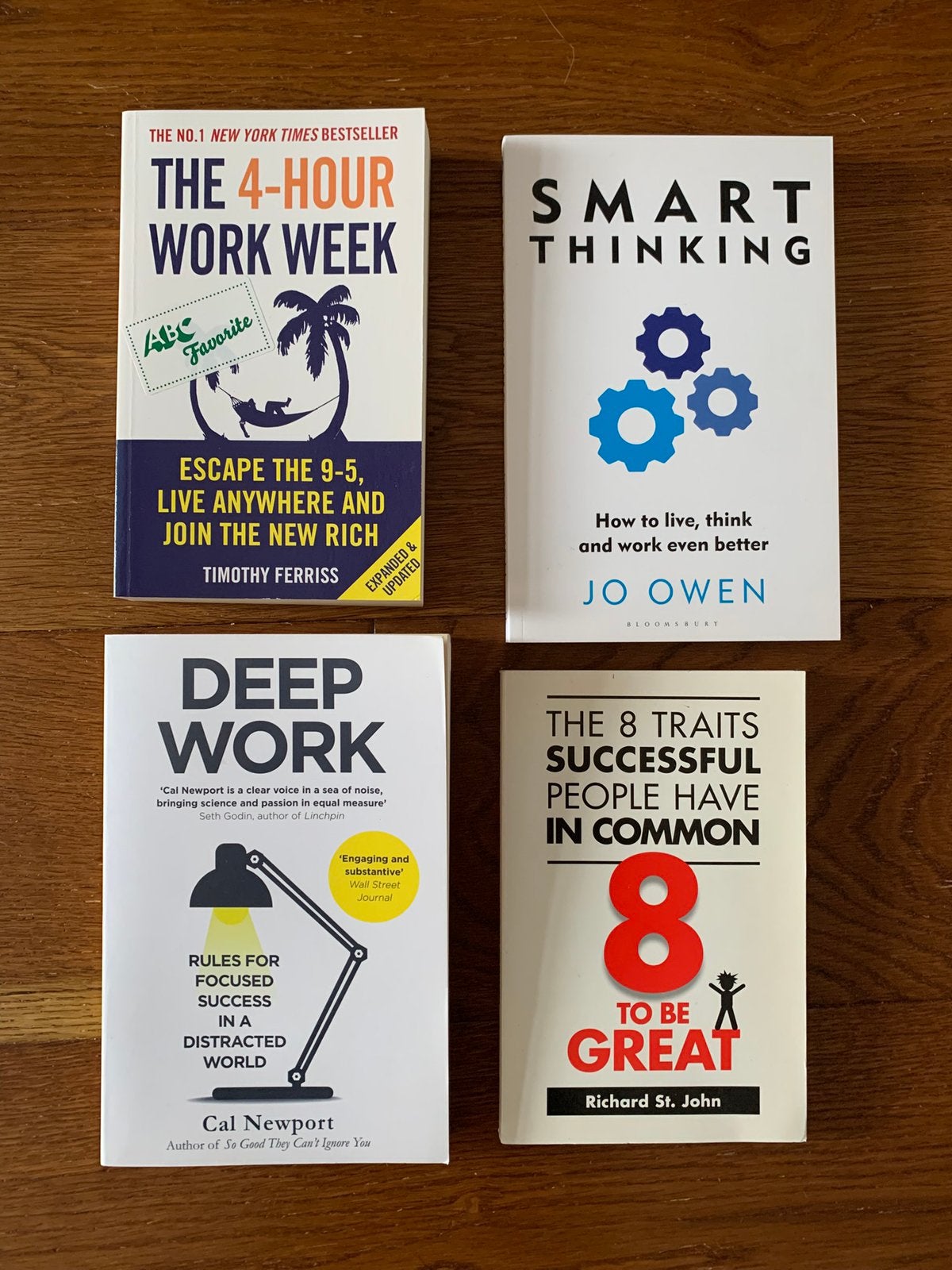 Set van 4 boeken: Productiviteit en Succes / productivity, Ophalen of Verzenden, Zo goed als nieuw