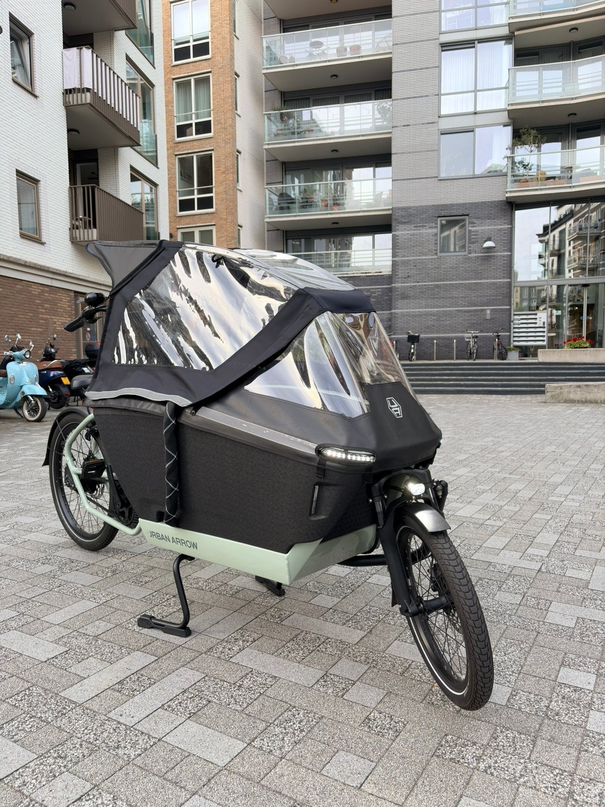 Urban Arrow Family Next Cargo Line, Belt Drive – Topstaat, Ophalen, Zo goed als nieuw, Overige merken