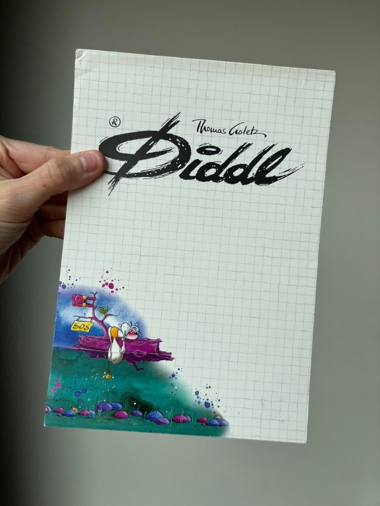 Diddl A5 blok nummer 167 zeldzaam, Verzamelen, Diddl, Ophalen of Verzenden, Zo goed als nieuw, Papier, Kaart of Schrift