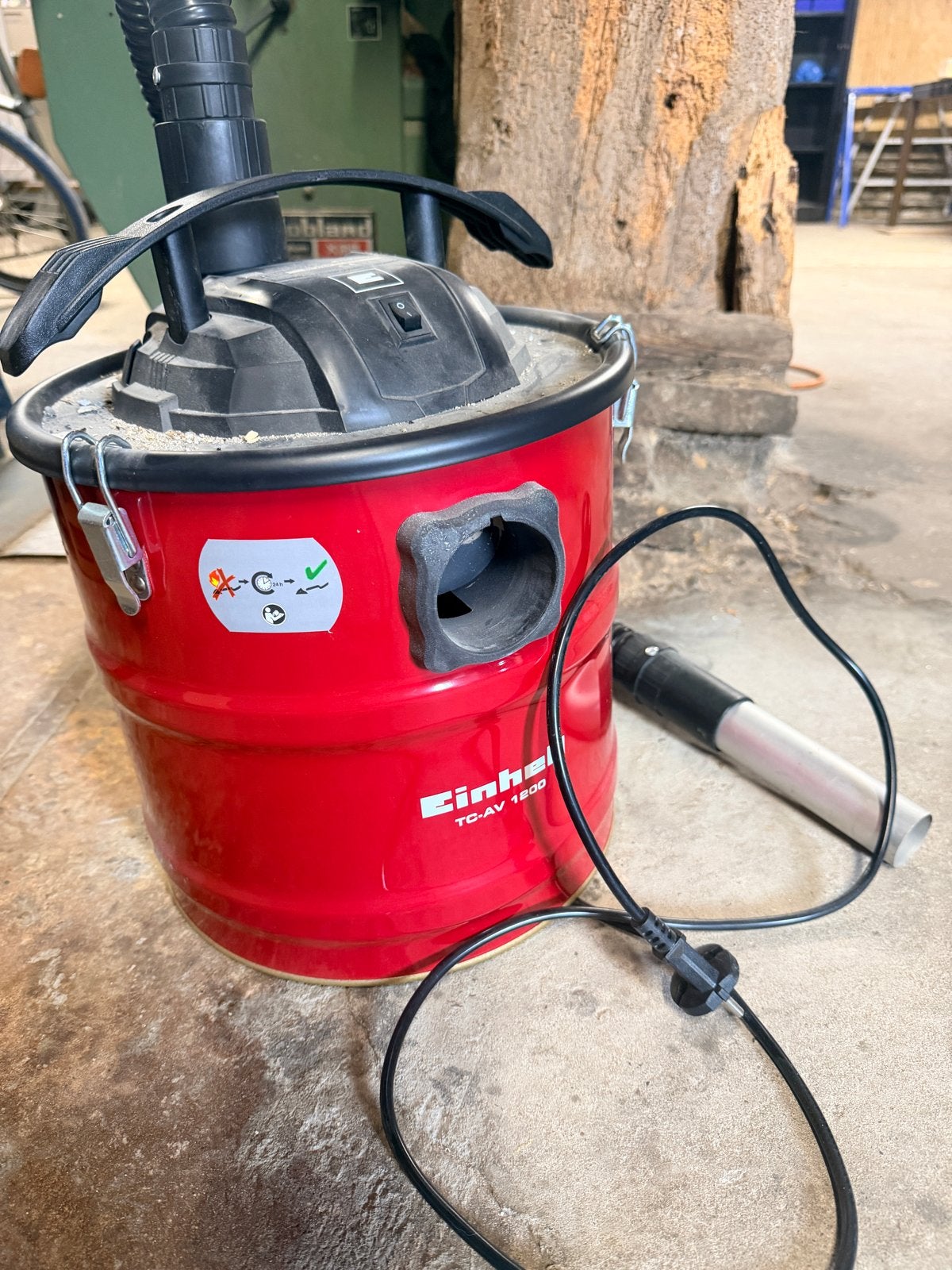 Einhell TC-AV 1200 Aszuiger - Krachtige Asstofzuiger, Ophalen, Overige merken, Gebruikt, Industriële stofzuiger