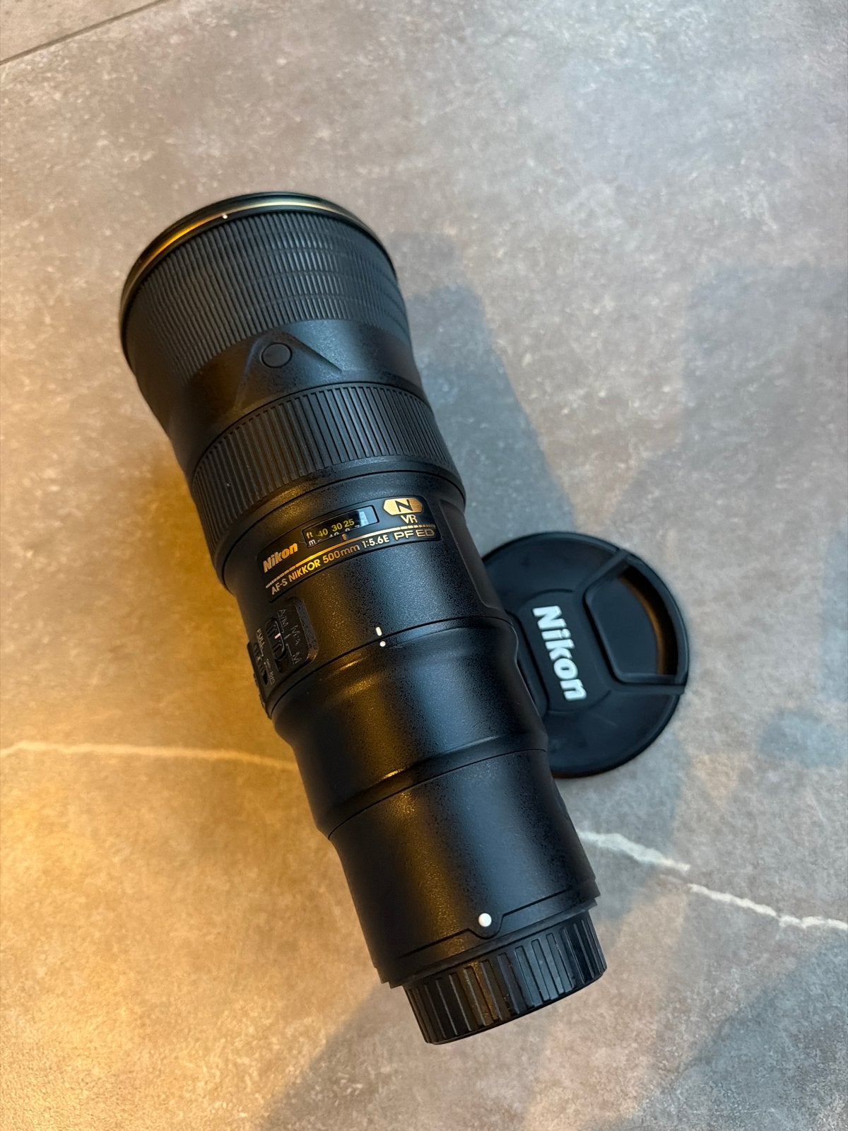 Nikon AF-S NIKKOR 500mm f/5.6E PF ED VR Telelens, Ophalen, Autofocus, Nikon, Telelens