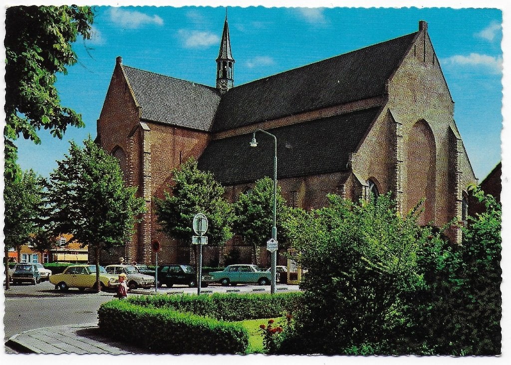 Haamstede Ned Herv Kerk Ansichtkaart ( B8210), Ophalen of Verzenden, 1980 tot heden, Gelopen