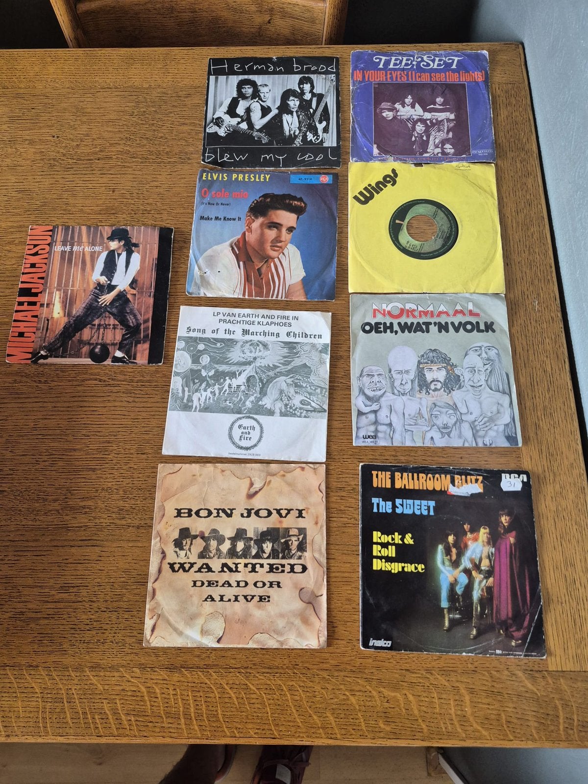 Partij oude lp’s – o.a. Michael Jackson en Elvis Presley, LP, Pop, Overige formaten, Ophalen of Verzenden