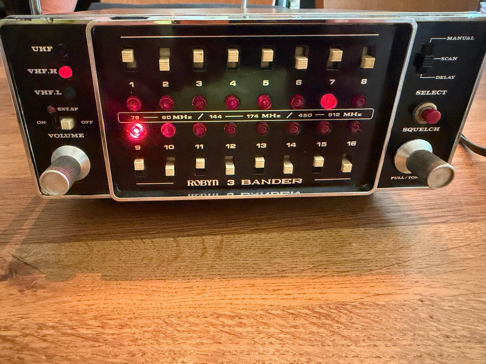 Vintage Robyn 3 Band scanner, Ophalen of Verzenden, Gebruikt, Overige typen