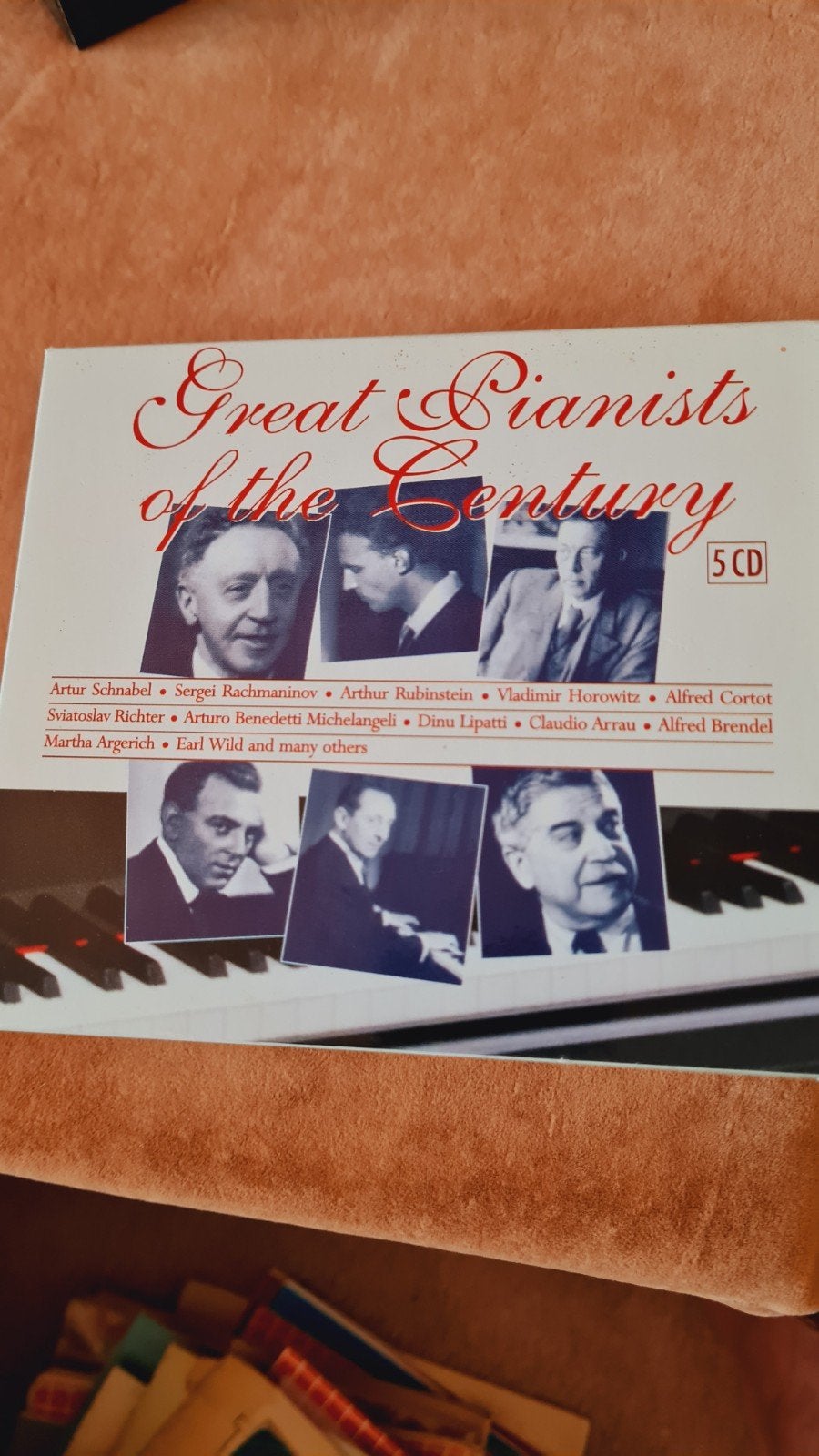 Great Pianists of the Century - 5 CD Boxset, Gebruikt, Boxset, Overige componisten, Ophalen of Verzenden