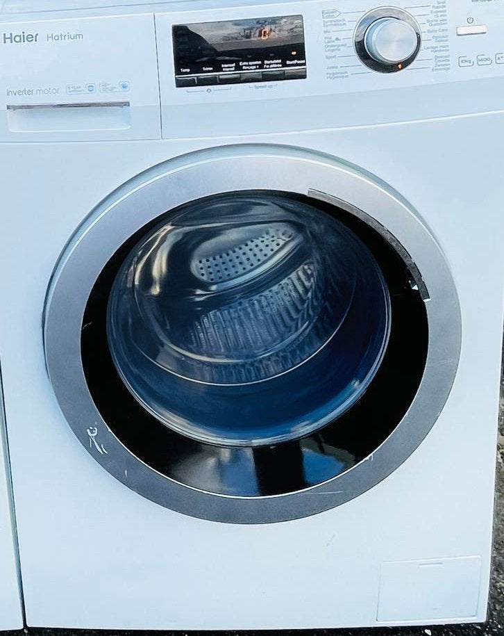 Mooie & Nette Haier Wasmachine 10KG in top staat A+++, Witgoed en Apparatuur, Wasmachines, Ophalen, 10 kg of meer, Voorlader, 90 tot 95 cm