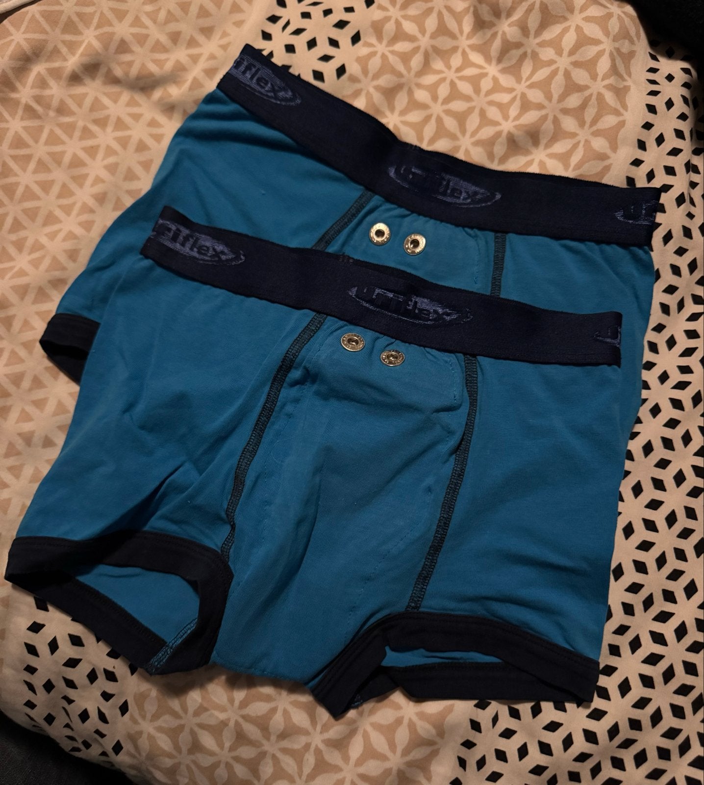 2x boxershort 128 voor plaswekker, Ophalen of Verzenden, Zo goed als nieuw