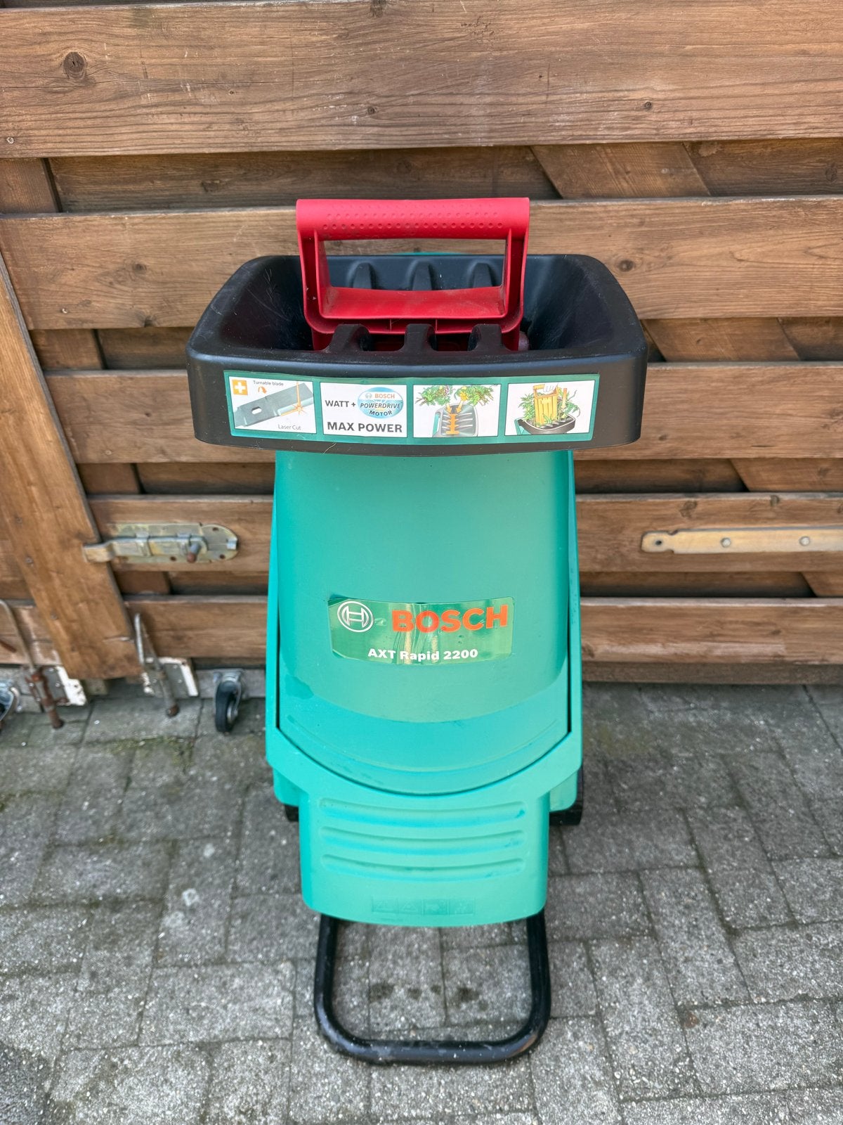 Bosch AXT Rapid 2200 hakselaar - Zo goed als nieuw, Tuin en Terras, Ophalen of Verzenden, Zo goed als nieuw, Elektrisch