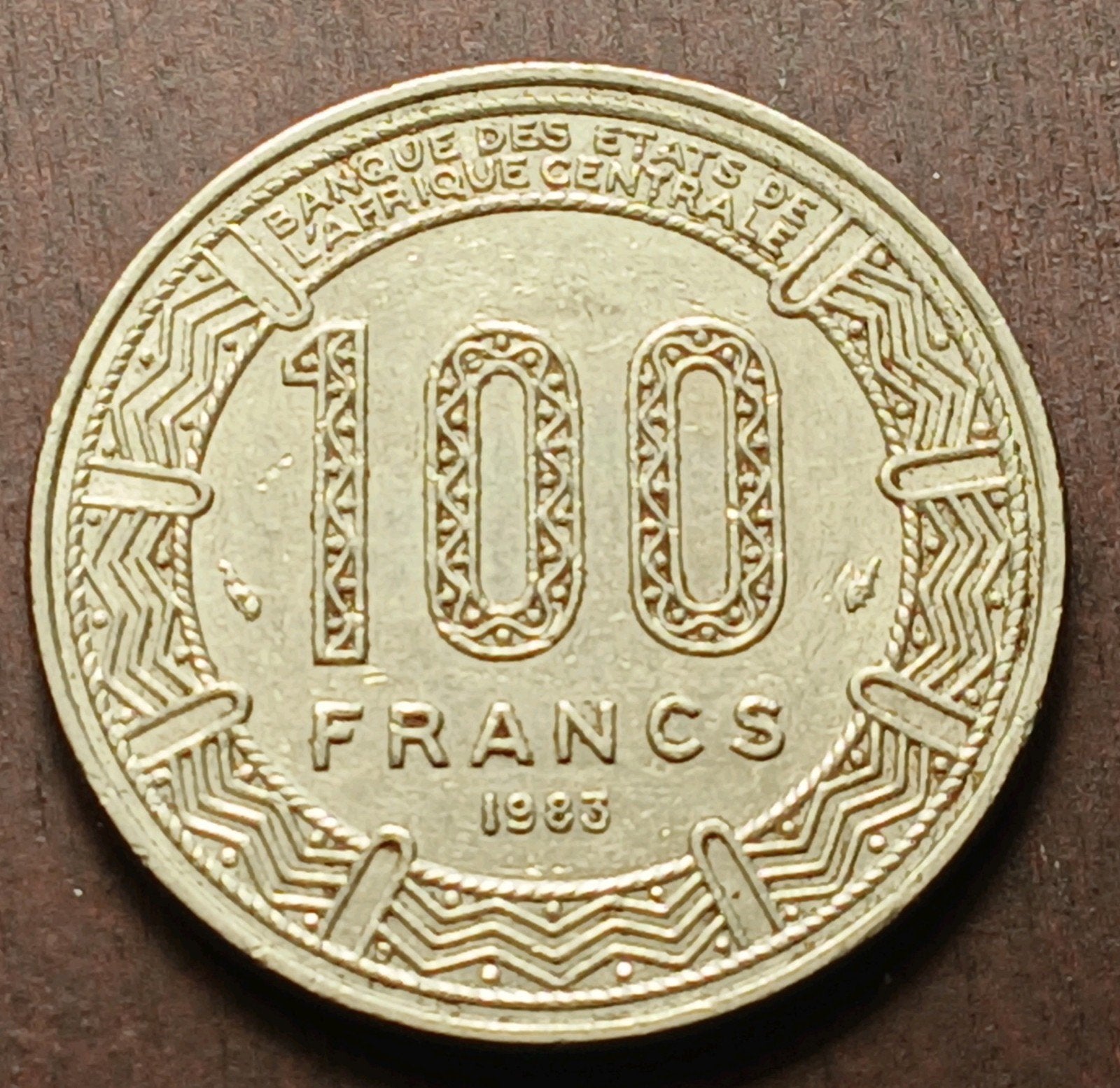 Cameroun 100 Francs 1983 Afrika Oude Munt Kameroen Cameroon, Postzegels en Munten, Ophalen of Verzenden, Overige landen