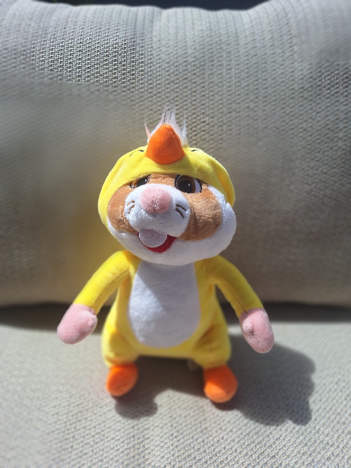 Schattige Hamster Knuffel in Kuikenpakje, Kinderen en Baby's, Speelgoed | Knuffels en Pluche, Overige merken, Hamster, Ophalen of Verzenden