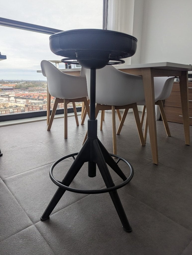 IKEA Trollberget Stool, Ophalen, Zwart, Zo goed als nieuw, Eén