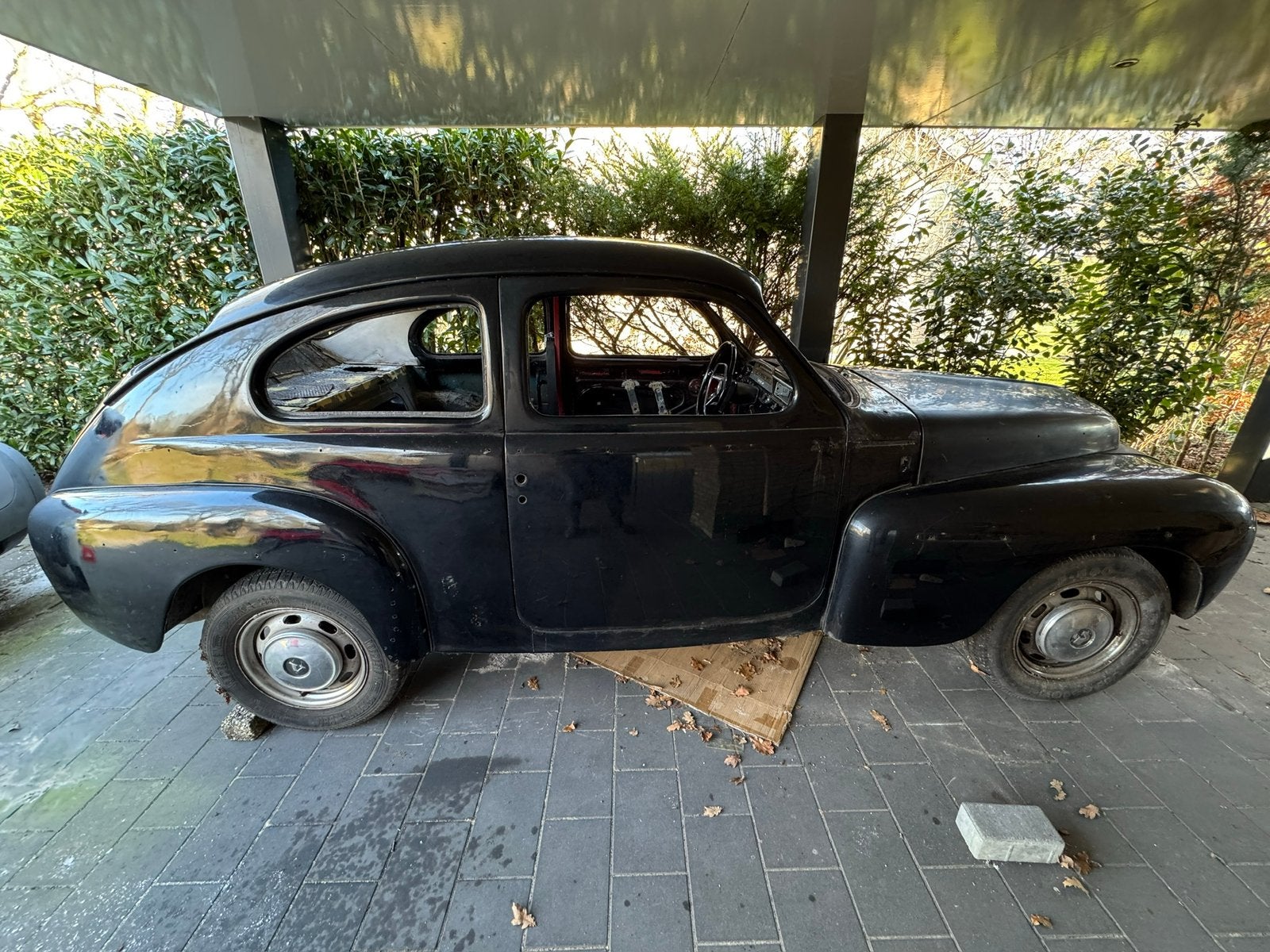 Volvo PV 544 Katterug 1965 Zwart, Overige modellen, 4 cilinders, 990 kg, Zwart