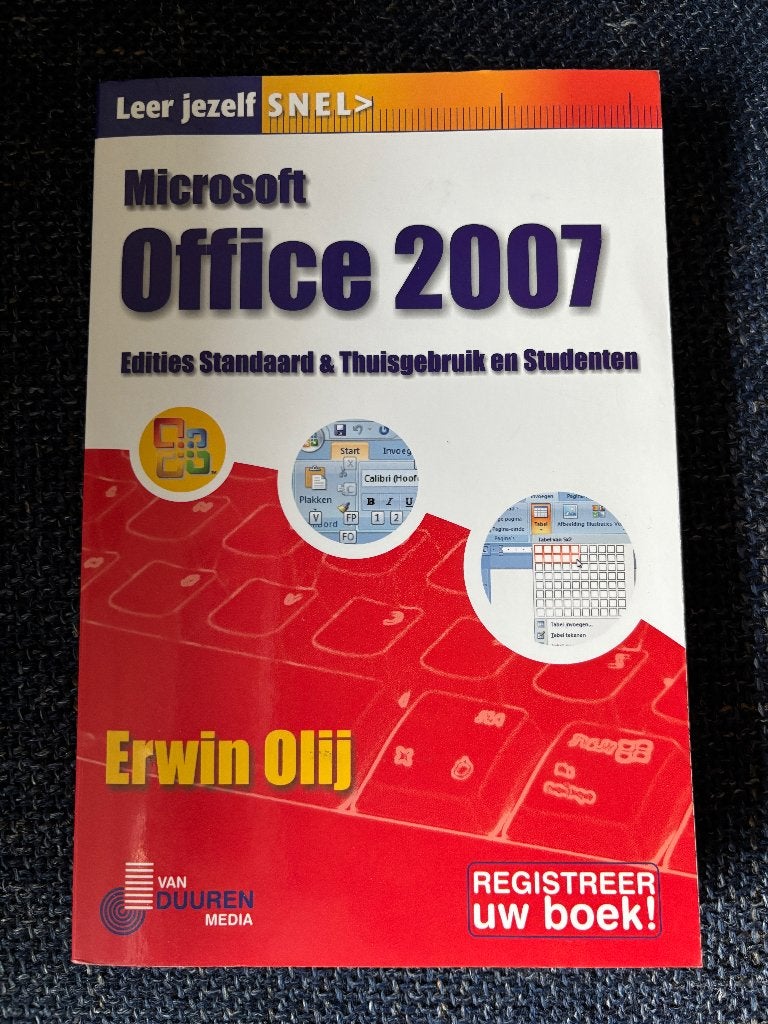 Van Duuren boeken Office, Excel Vista ( leer jezelf snel ), Boeken, Ophalen, Zo goed als nieuw, Software, Duuren media