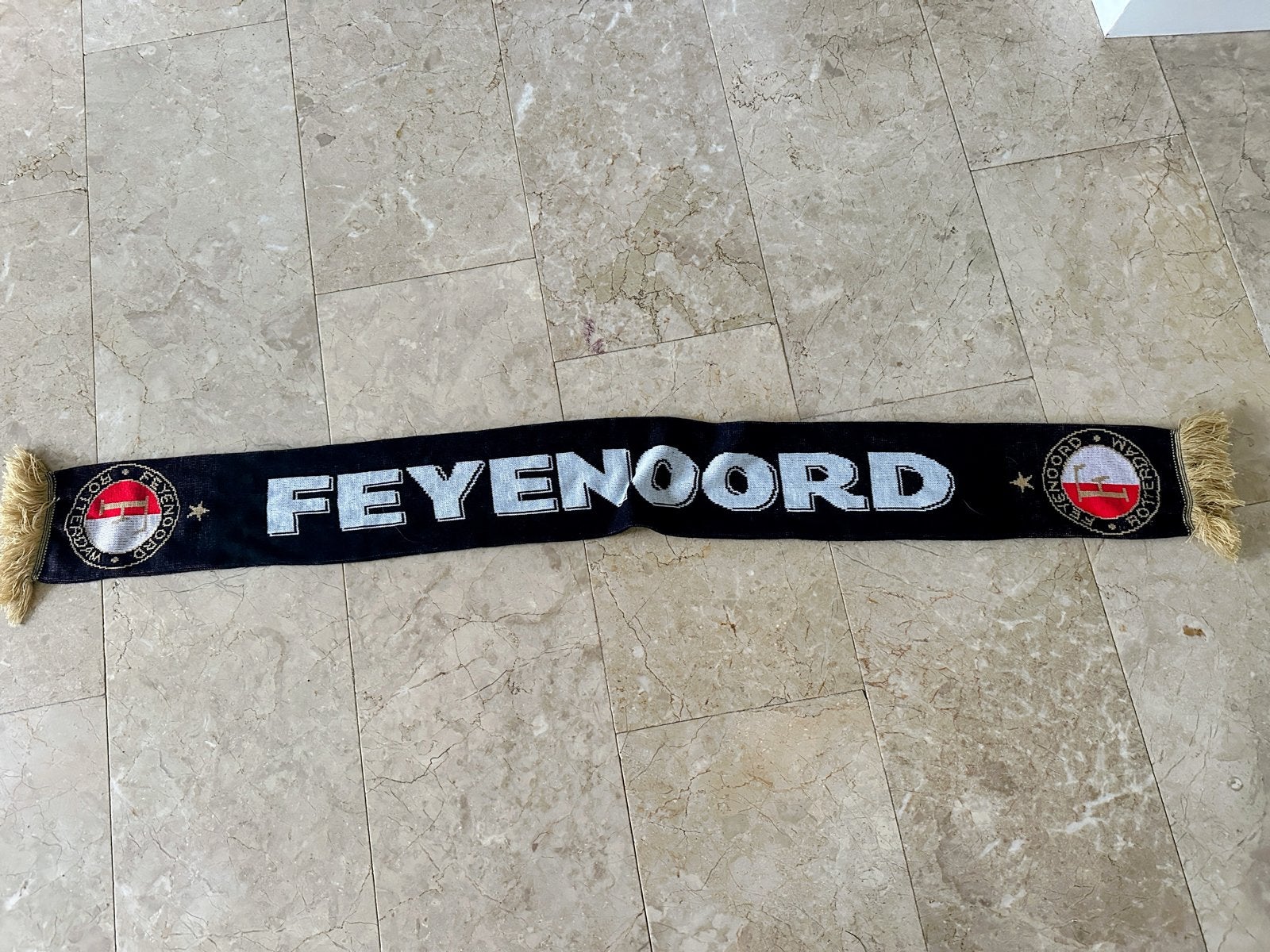 Feyenoord sjaal en muts, Ophalen of Verzenden, Gedragen, Muts