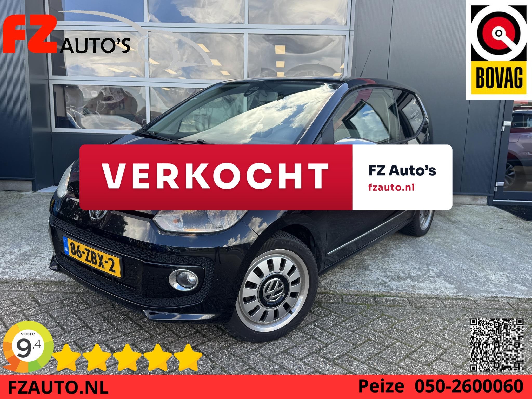 Volkswagen Up! 1.0 high up! BlueMotion - Panoramadak - Licht, Volkswagen, Handgeschakeld, Kundenbetreuung@volkswagen.de, 999 cc