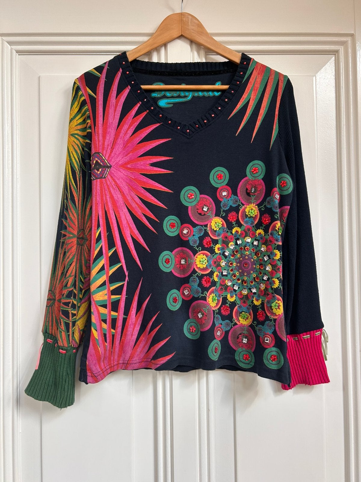 Desigual truitje maat XL, Ophalen of Verzenden, Zo goed als nieuw, Maat 46/48 (XL) of groter, Blauw