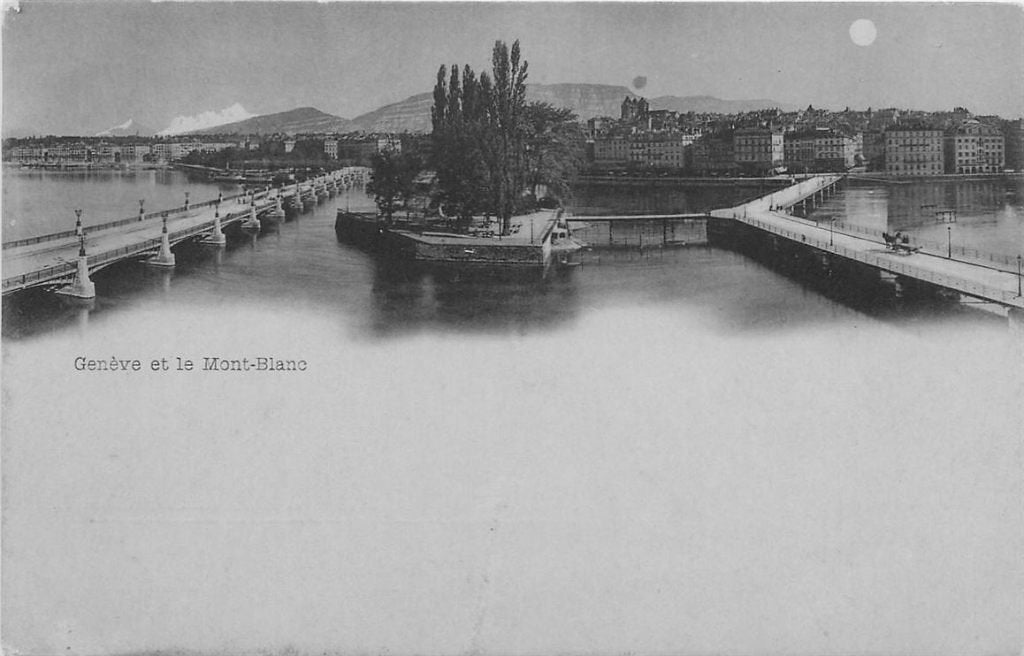 379-037-033 Geneve Mont Blanc, Verzenden, Voor 1920, Overig Europa