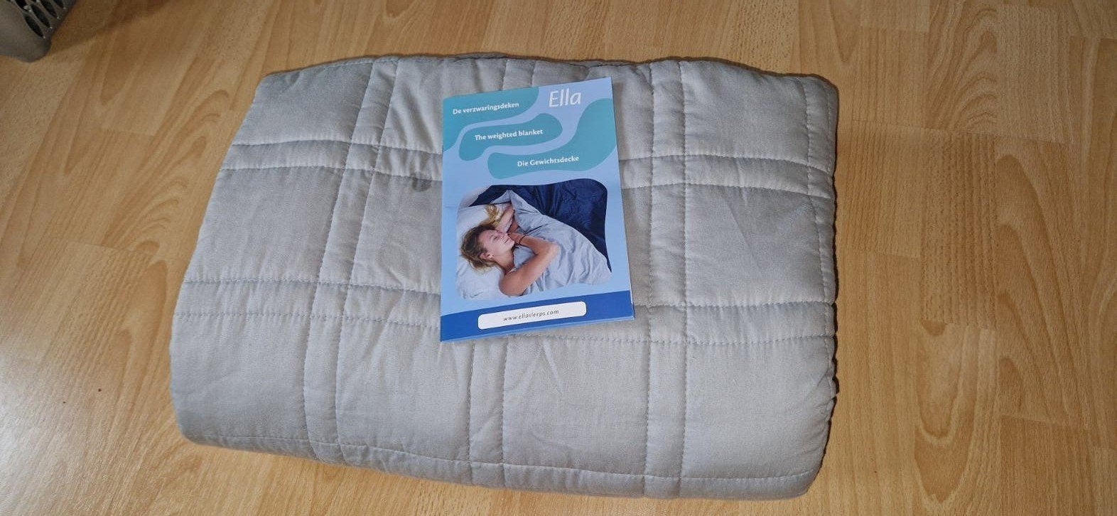 Ella Verzwaringsdeken 7 kg - 150 x 200 cm - OEKO-TEX Katoen, Gebruikt, Eenpersoons, Ademend, Katoen