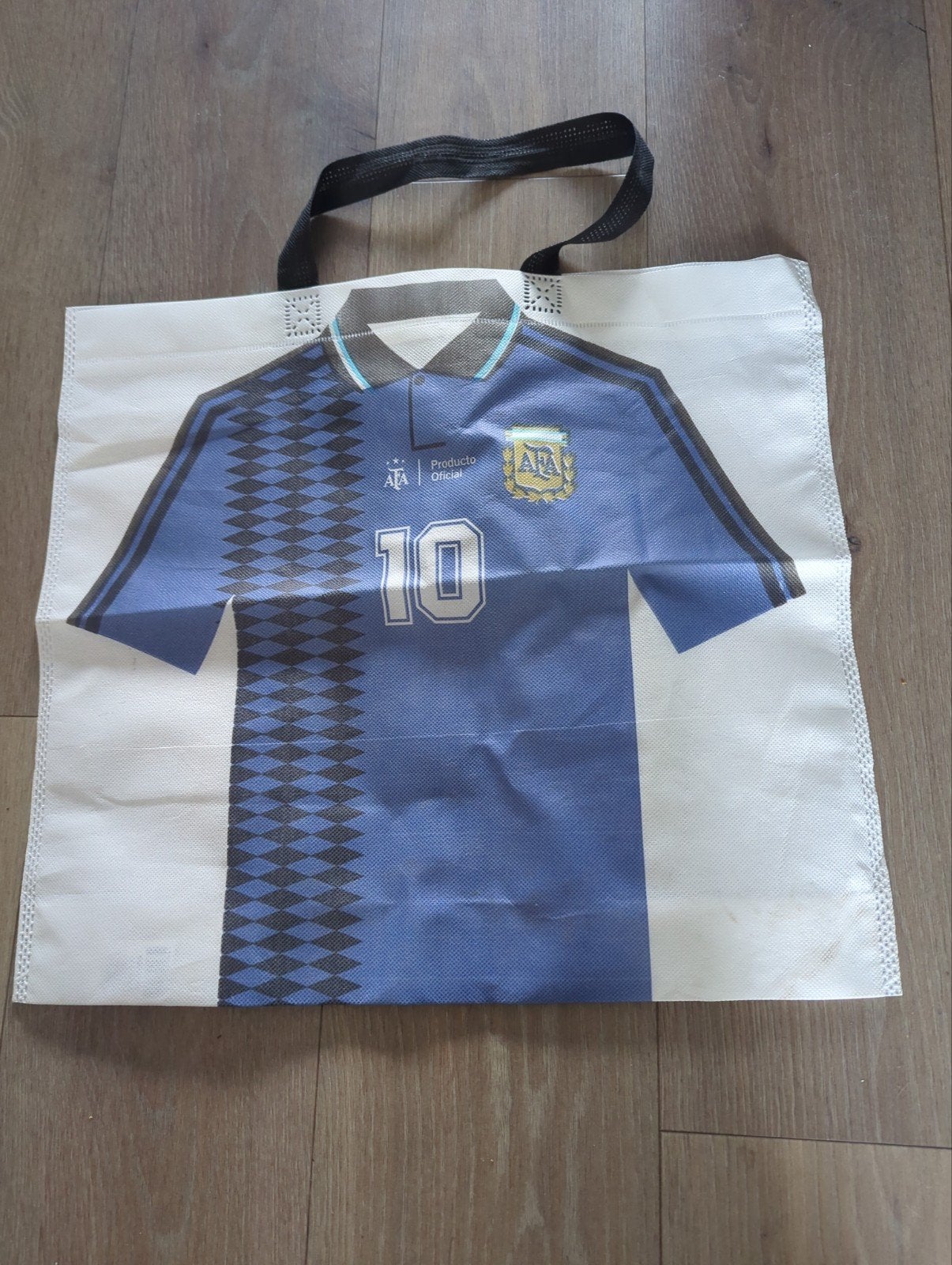 Tasje uit Argentinië - Voetbalshirt design, Ophalen of Verzenden