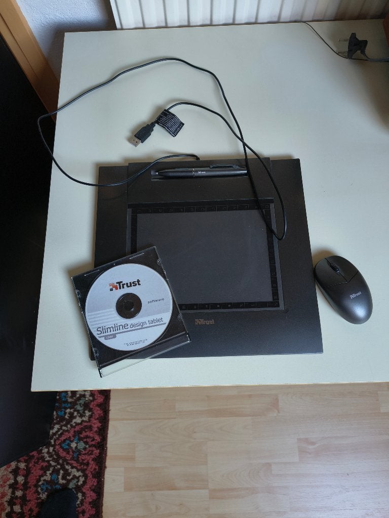 Trust TB-6300 teken tablet, Ophalen, Gebruikt, Bedraad, Trust