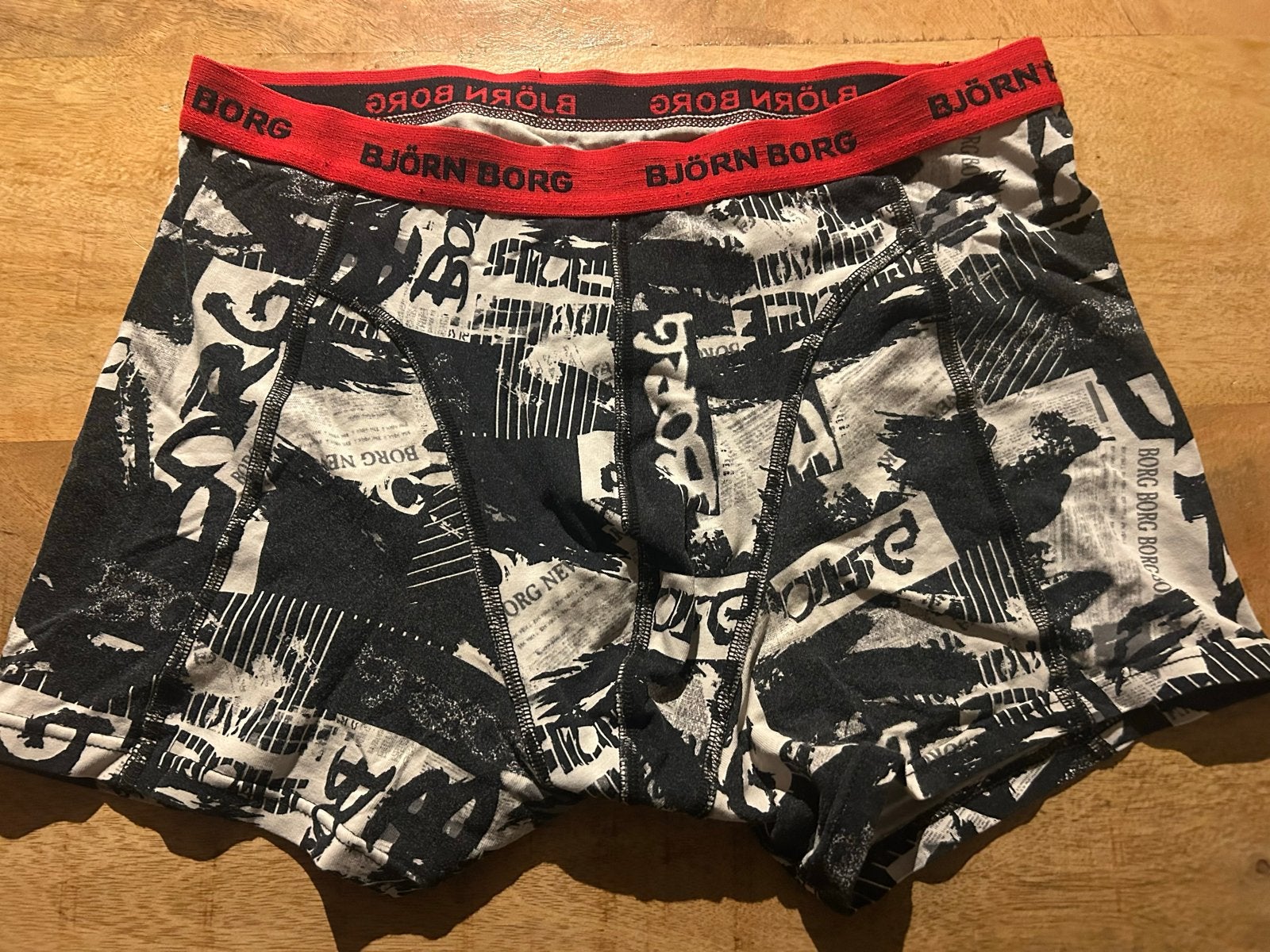 Björn Borg boxershort - Zwart/Wit met print, Ophalen of Verzenden, Zwart, Boxer
