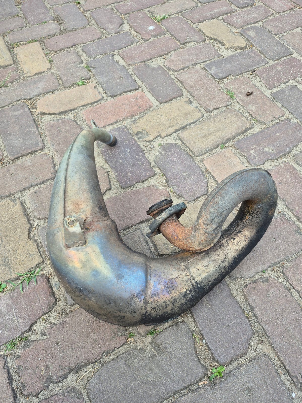 KTM GS 125 1999 uitlaat (mogelijk ook Yamaha DT 125), Ophalen, Gebruikt