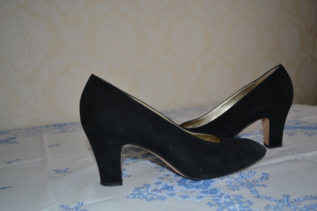 Suede leren pumps van Joop! maat 40, Pumps, Joop!, Zwart, Ophalen of Verzenden