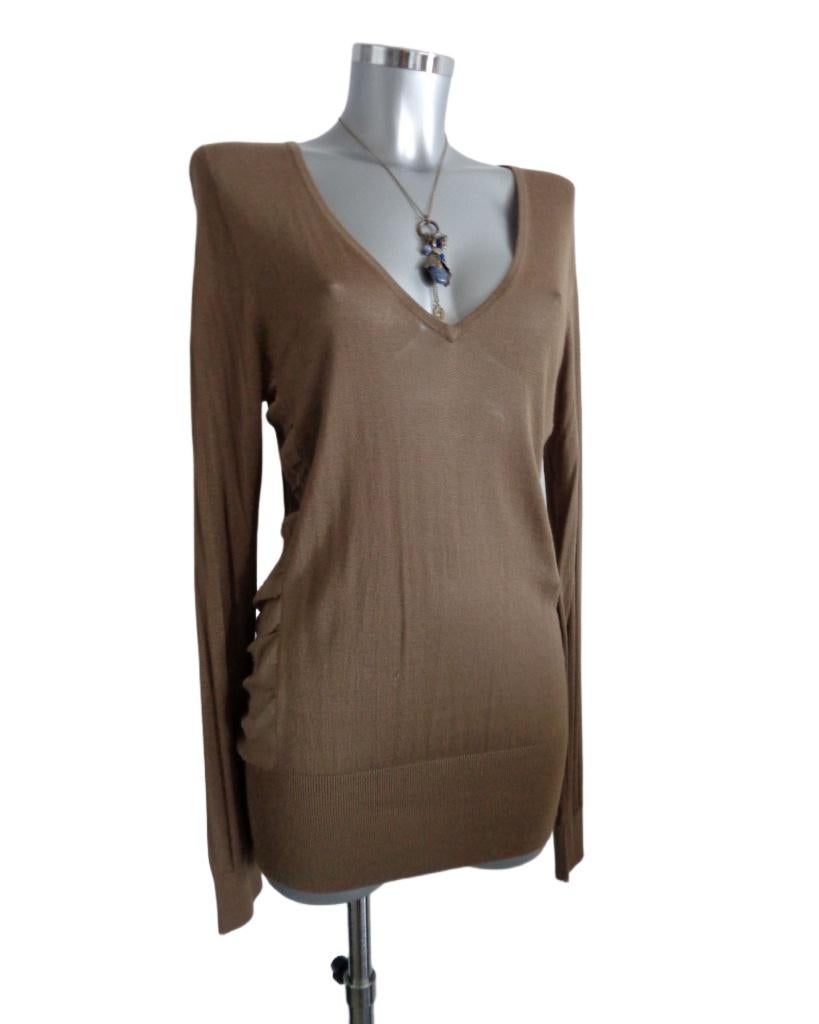 Kookai trui, maat 3 - M/L Nieuw met kaartjes, zijde, Kleding | Dames, Maat 38/40 (M), Bruin, Nieuw, Kookai