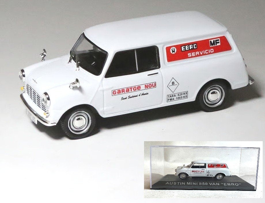 Austin Mini Van * Ebro Altaya., Hobby en Vrije tijd, Modelauto's | 1:43, Ophalen of Verzenden, Zo goed als nieuw, Auto, Overige merken