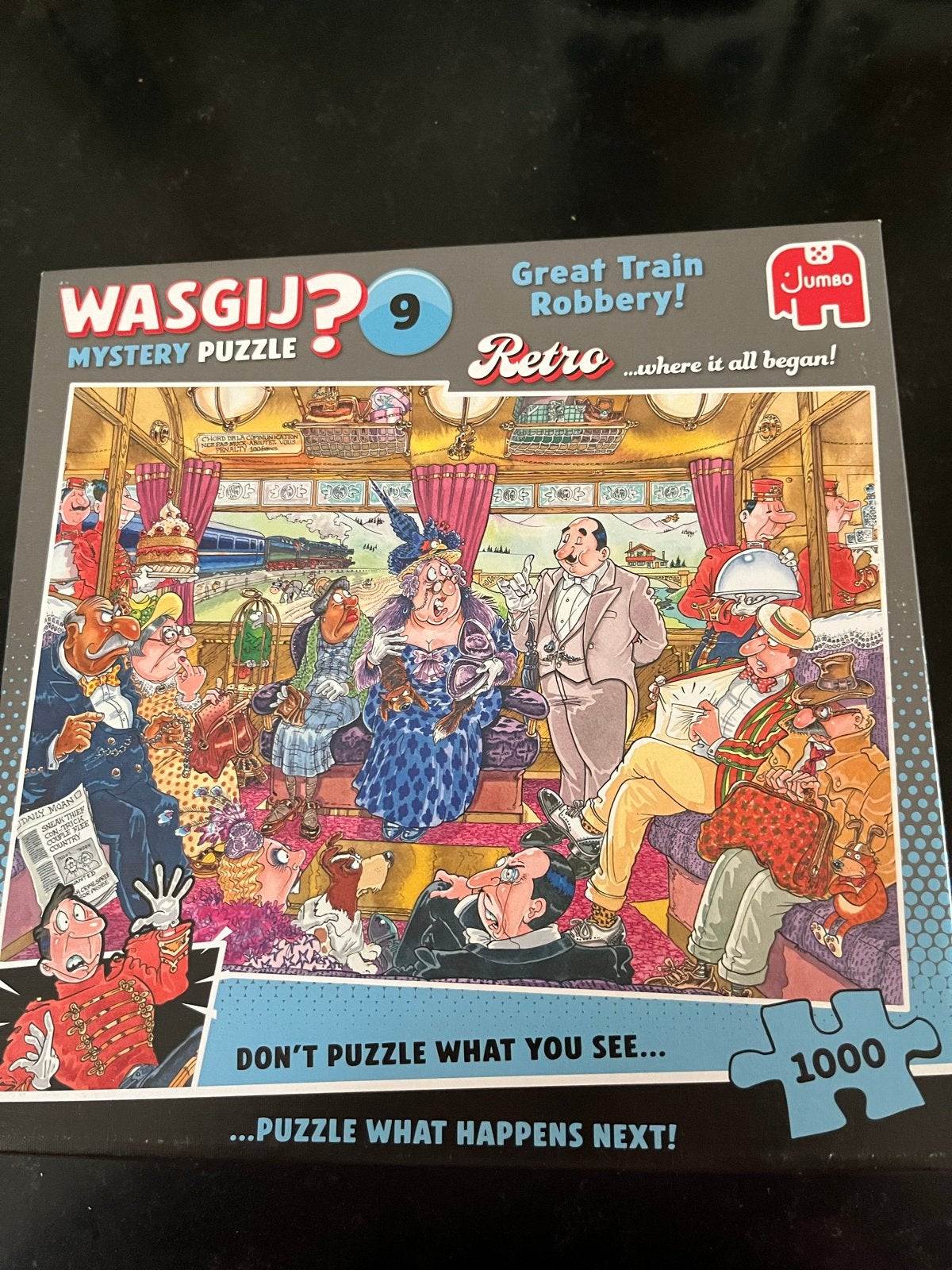 Wasgij? Retro 9 Great Train Robbery 1000 stukjes, Ophalen, Zo goed als nieuw