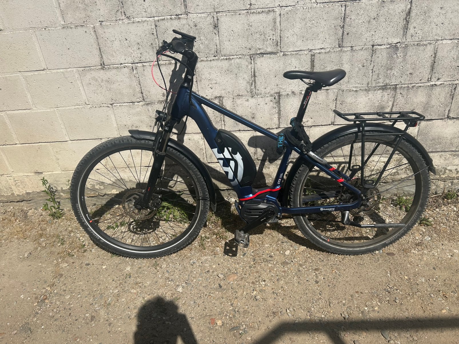 Husqvarna cross tourer ct3/2400km gerden/100km+actieradius, Fietsen en Brommers, Elektrische fietsen, Ophalen, Zo goed als nieuw