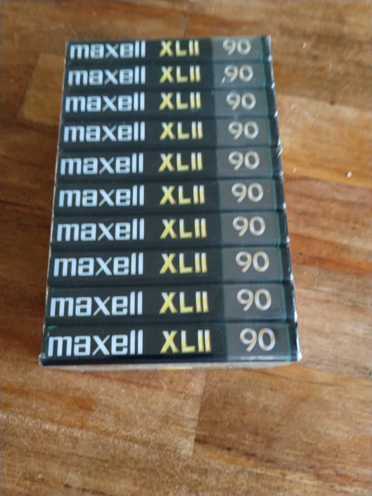 Maxell XLII 90 Cassettebandjes - NOS, Cd's en Dvd's, Cassettebandjes, 2 t/m 25 bandjes, Overige genres, Ophalen of Verzenden, Nieuw in verpakking