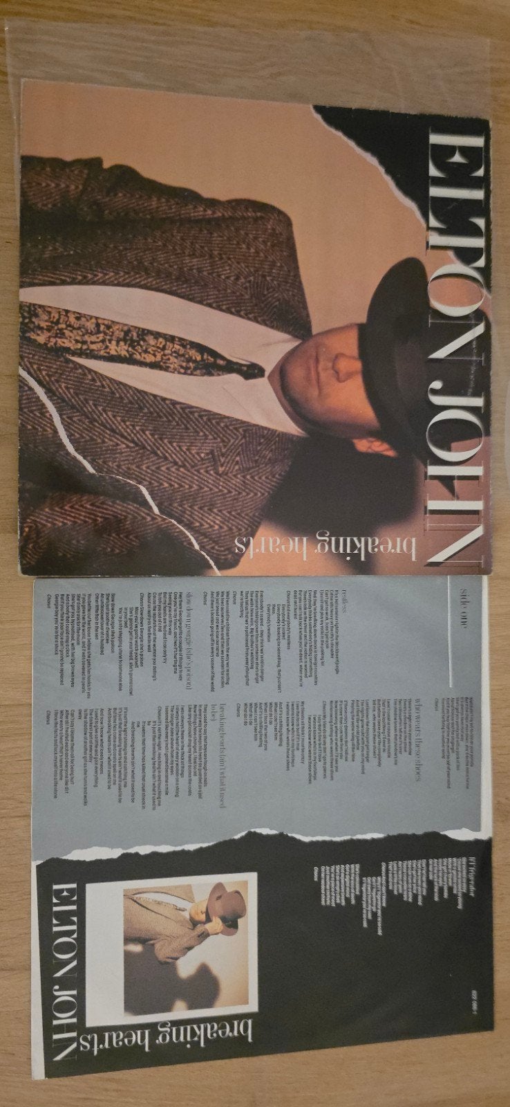 Elton John - Breaking Hearts LP (1984), LP, Gebruikt, Pop, Ophalen of Verzenden