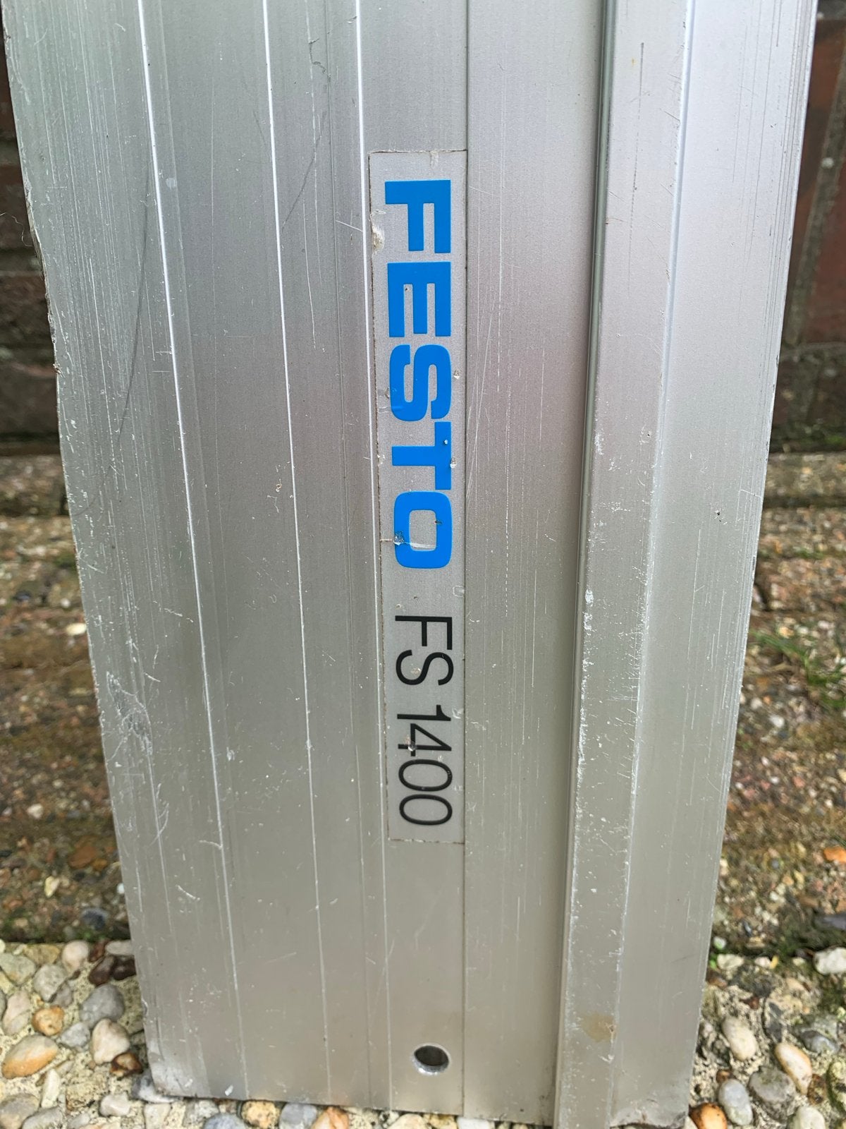 Festool Geleiderail FS 1400, Ophalen, Gebruikt