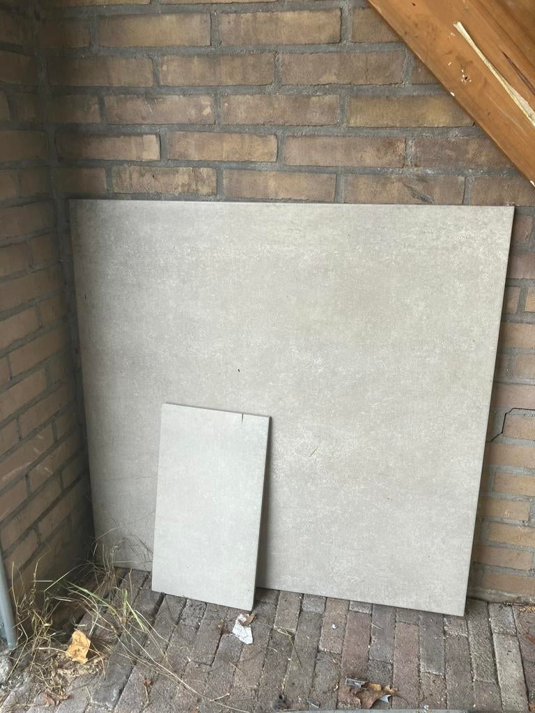 Tagina warm stone light grey 4 tegels div maten, Doe-het-zelf en Verbouw, Tegels, Ophalen of Verzenden, Zo goed als nieuw, Minder dan 5 m²