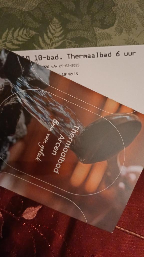 Thermaalbad arcen, Eén persoon