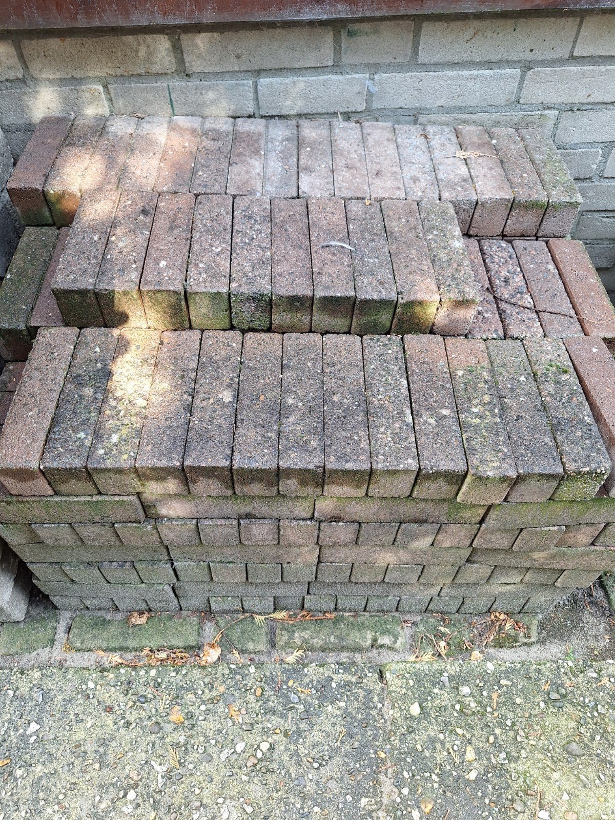 waal stenen kleur rood 20cm lang 5cm breed, Tuin en Terras, Ophalen, Klinkers, Nieuw, 5 tot 10 m²